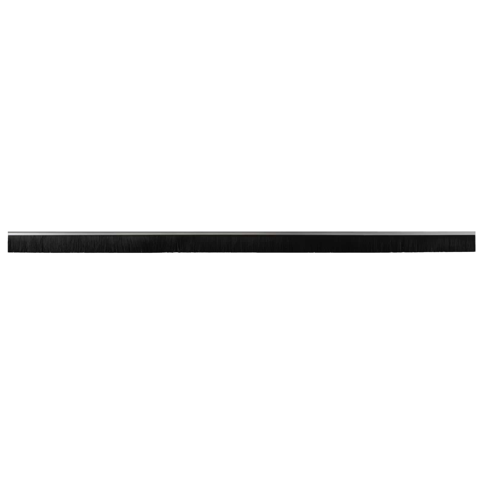Selbstklebende Türbürstendichtungen 2 pcs Braun 100 cm