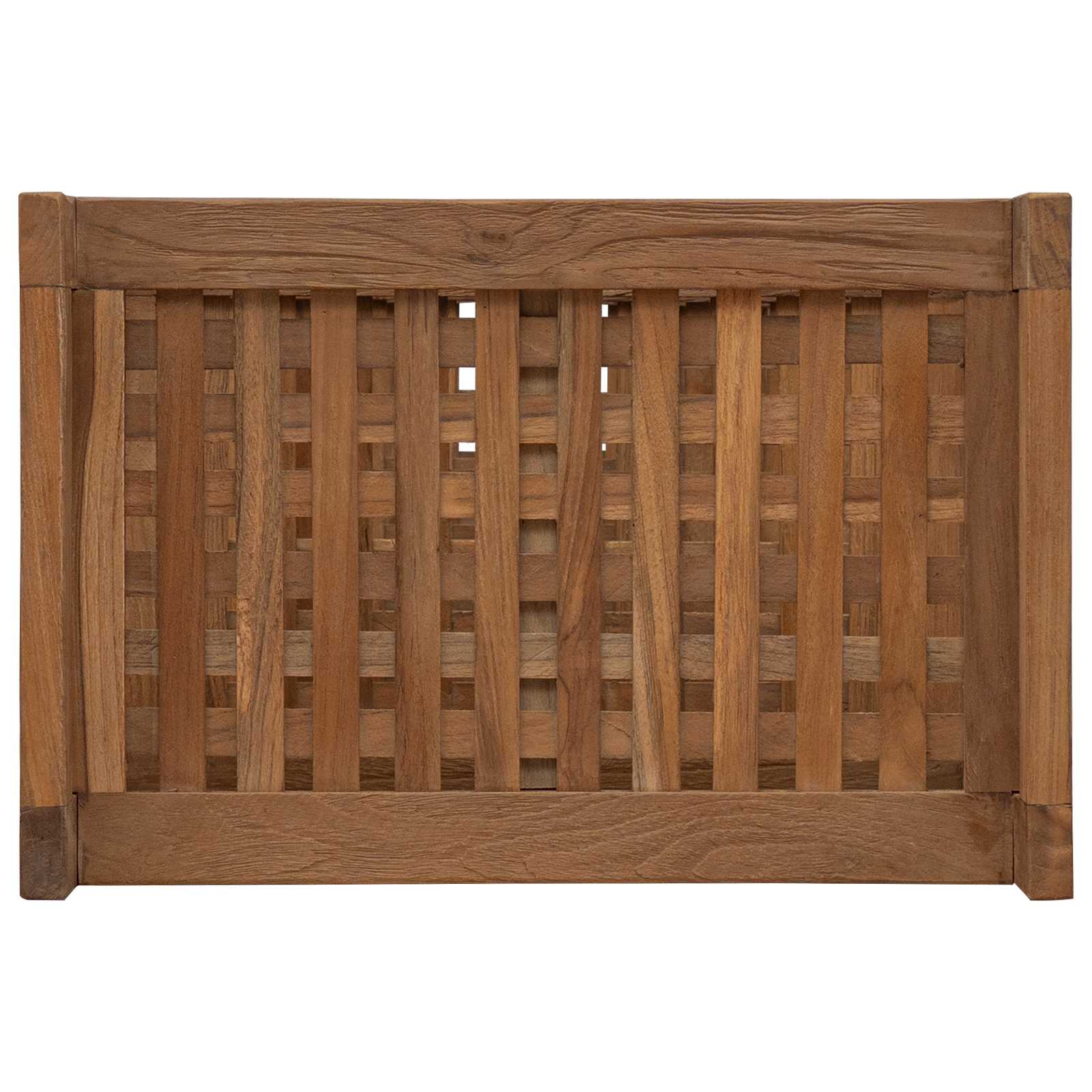 Badregal Natur 45 x 30 x 45 cm Massivholz Teak