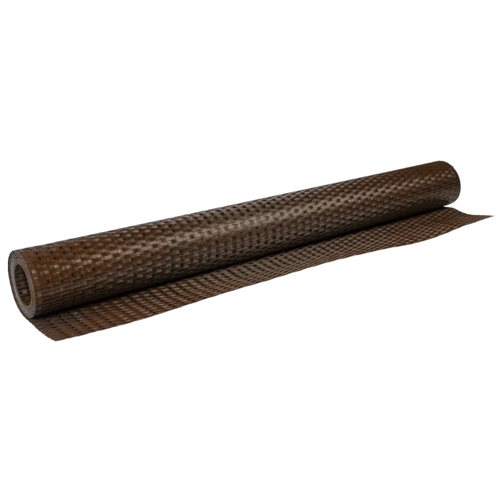 Balkon-Sichtschutz Anthrazit 300x90 cm Poly Rattan