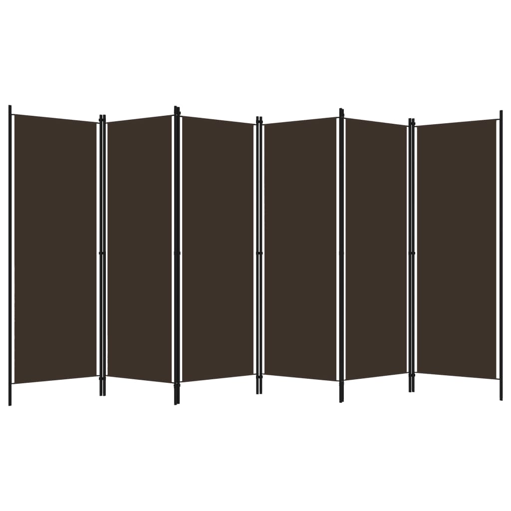 Raumteiler Beige 150 x 180 cm Stoff
