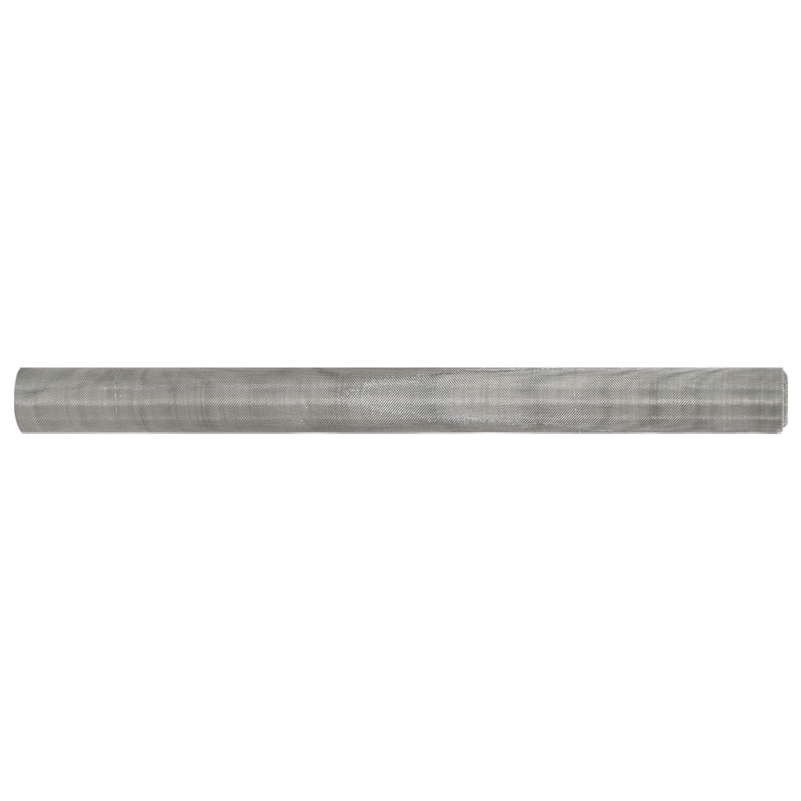 Mesh Bildschirm 20 x 500 cm 20 Mesh Edelstahl 201 Silber