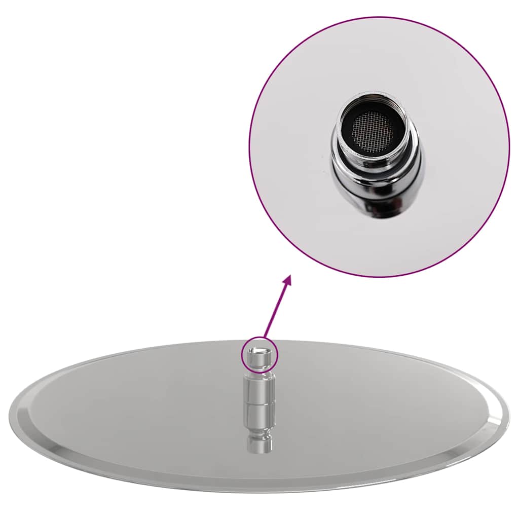 Regenbrause Edelstahl 304 30 cm Rund