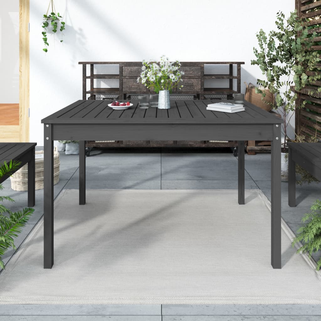 Gartentisch 82,5x82,5x76 cm Massivholz Kiefer