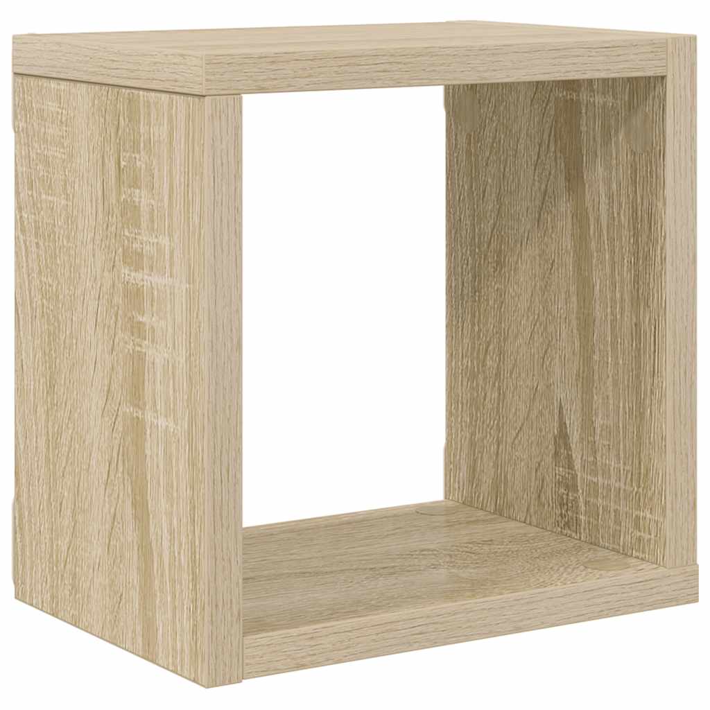 Würfelregale 2 Stk. Weiß 30x15x30 cm