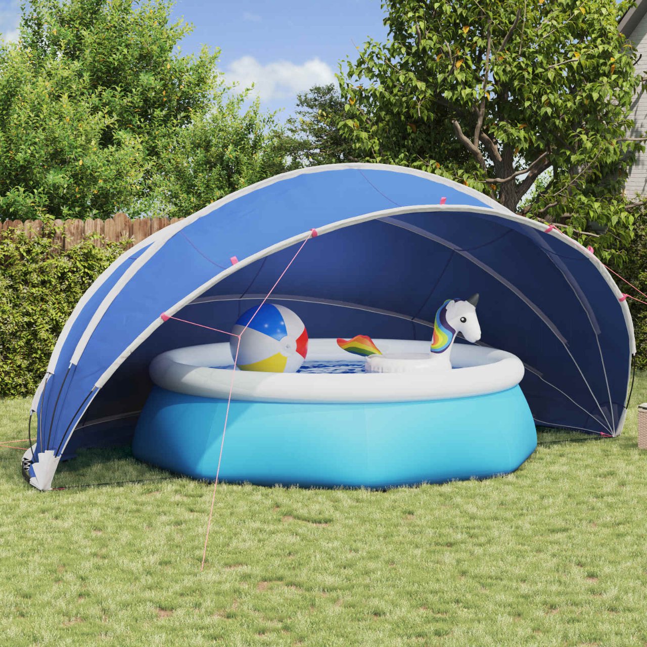 Pool-Dome 336 x 322 x 160 cm 185T Polyester mit PU-Beschichtung
