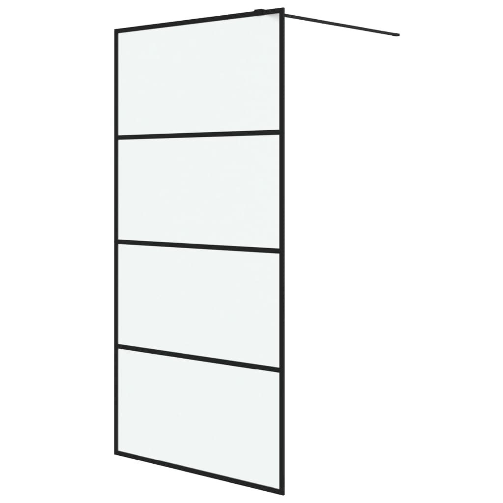 Duschwand für Begehbare Dusche mit Klarem ESG Glas 80x195 cm