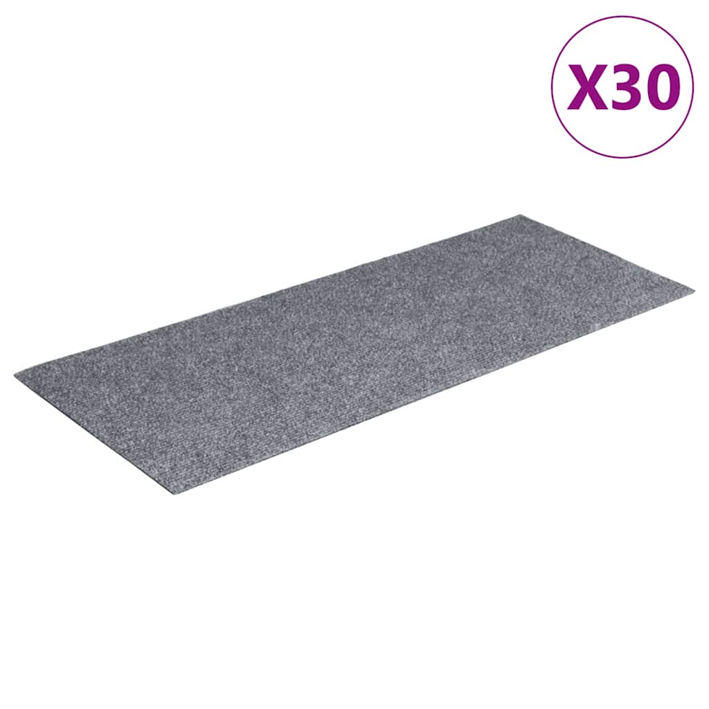 Stufenmatten Selbstklebend 15 Stk. 60x25 cm Hellbraun Rechteckig