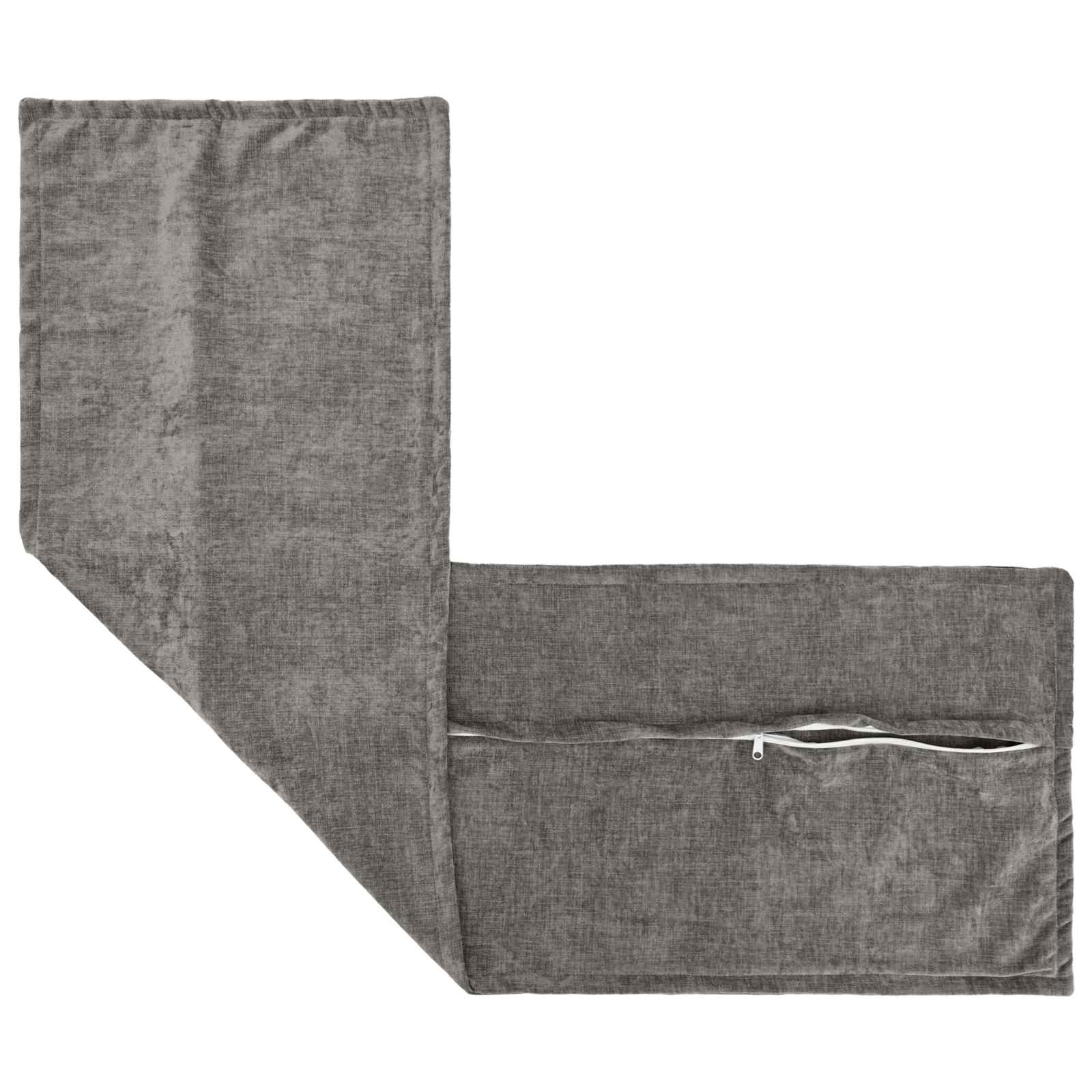 Kissenbezug 2 Stk. HOUTEN Dunkelgrau 30 x 30 cm Chenille-Stoff