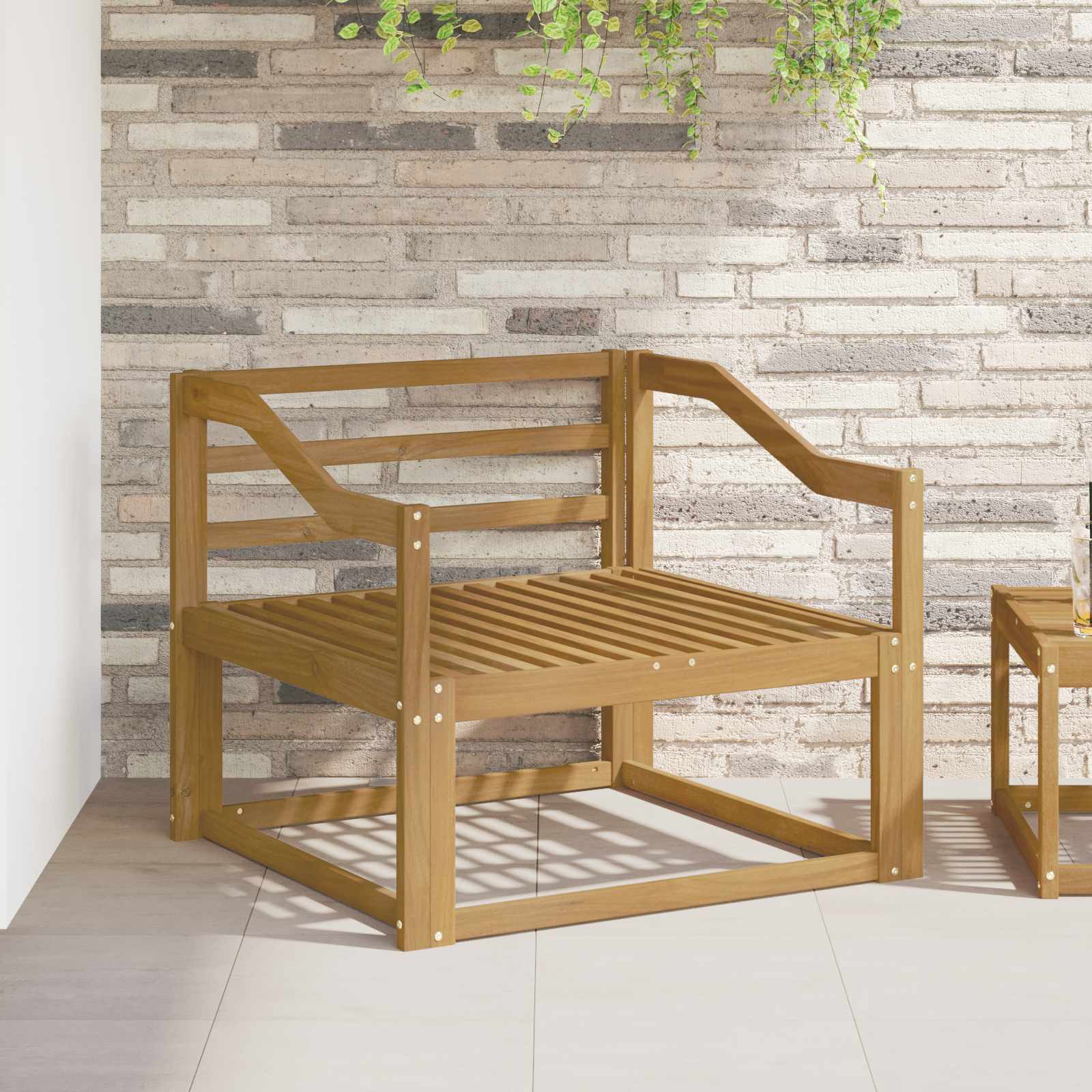 Outdoor Mittelsofa Natur