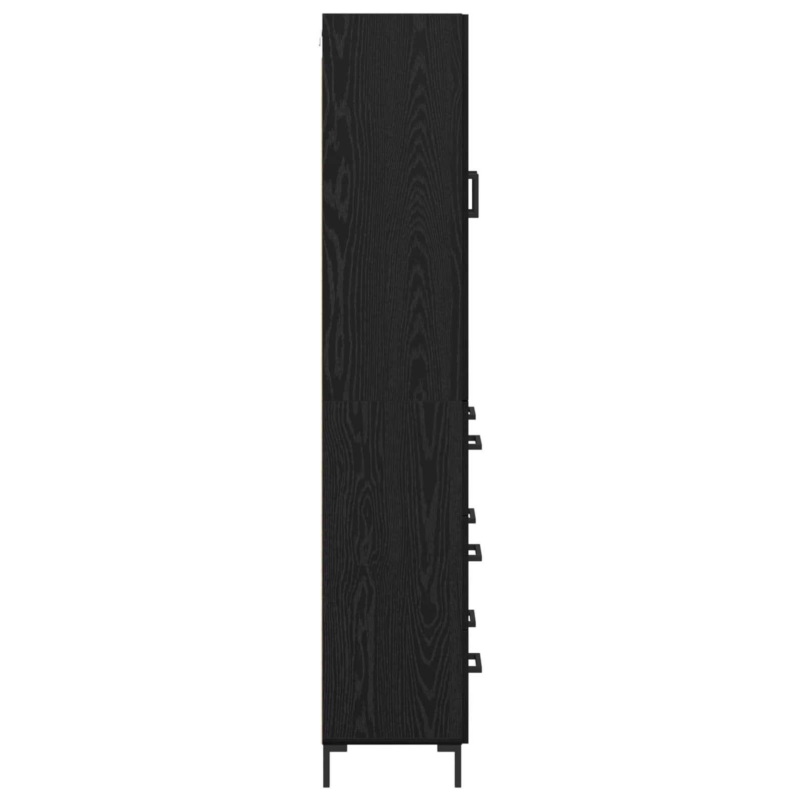 Highboard Betongrau 69,5x34x180 cm Holzwerkstoff