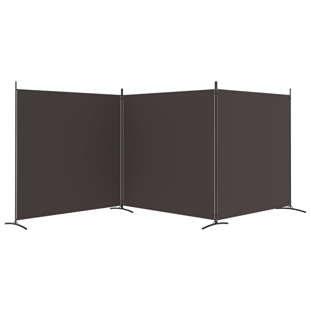 Einzel Panel Raumteiler Beige 175 x 180 cm Stoff