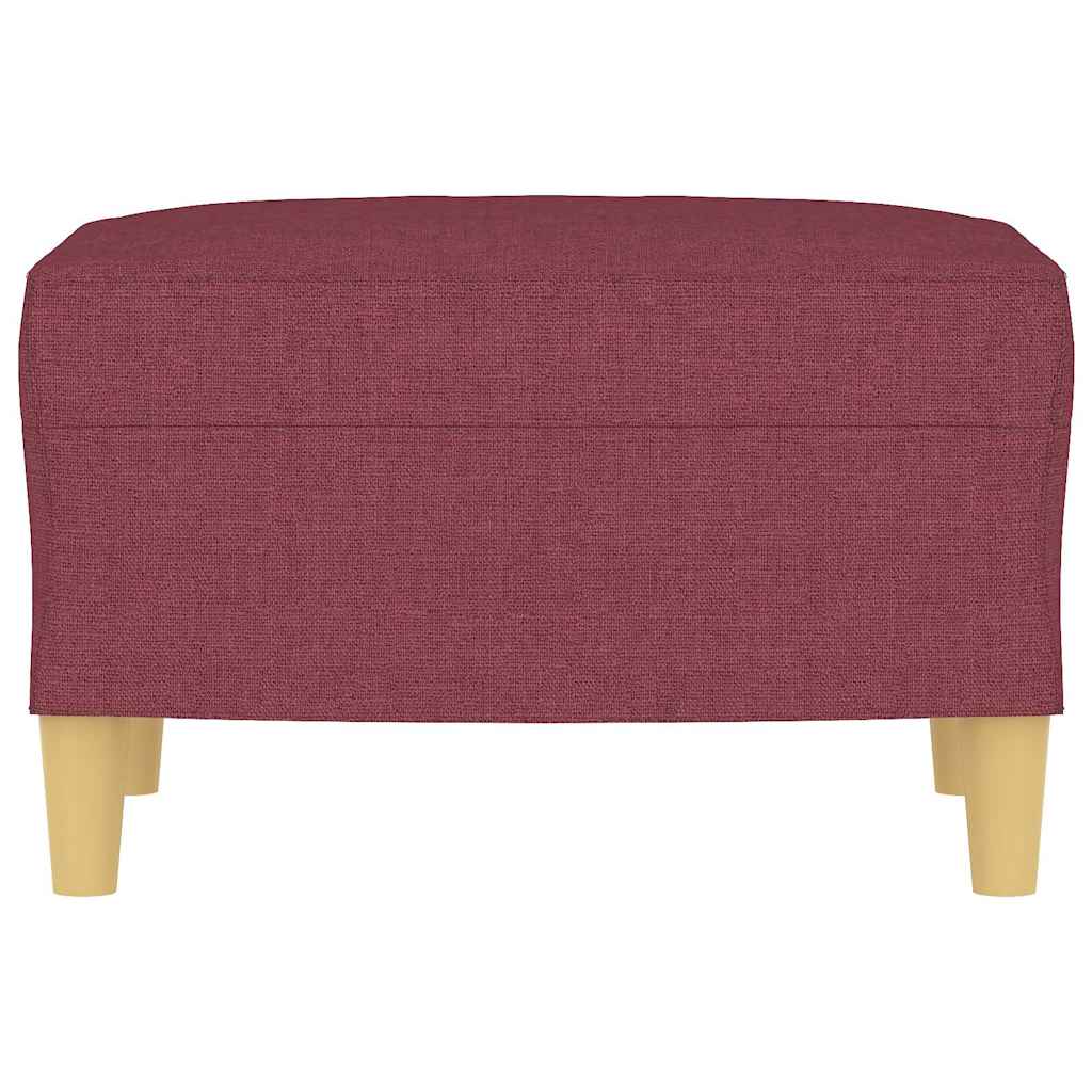 Fußhocker Hellgrau 60x50x41 cm Stoff