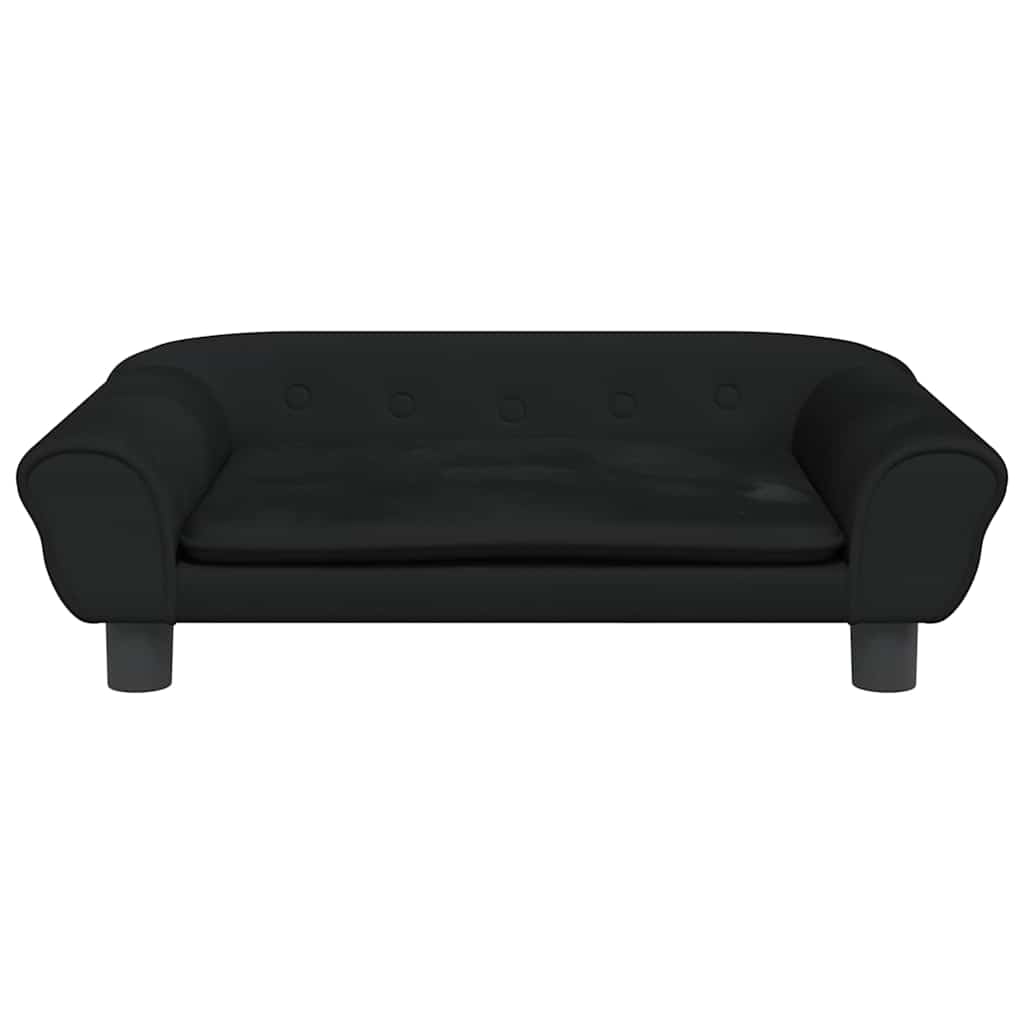 Hundebett Blau 100x50x21 cm Samt