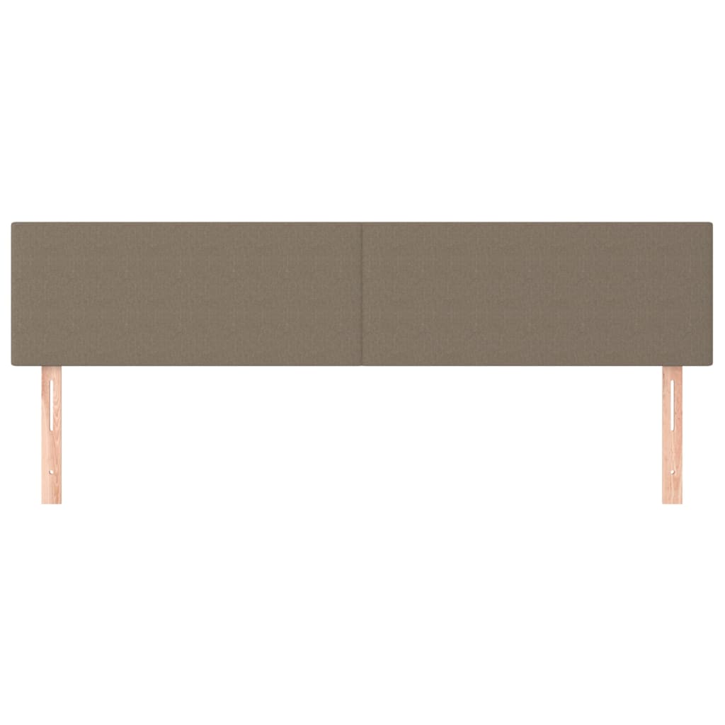Kopfteil Hellgrau 80x5x118/128 cm Stoff