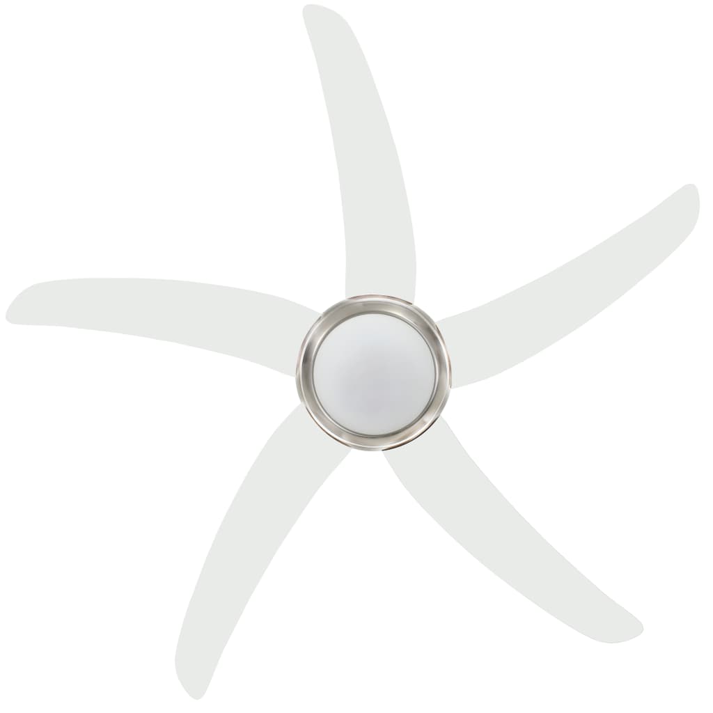 Deckenventilator mit Licht und Fernbedienung Ø 130 cm Weiß
