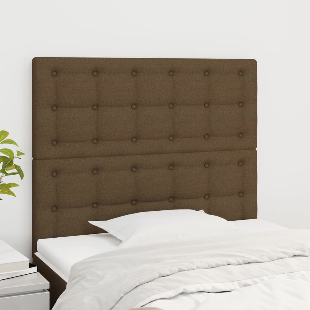 Kopfteil Hellgrau 80x5x118/128 cm Stoff