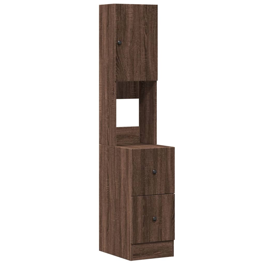 Küchenschrank Weiß 60x50x180 cm Holzwerkstoff