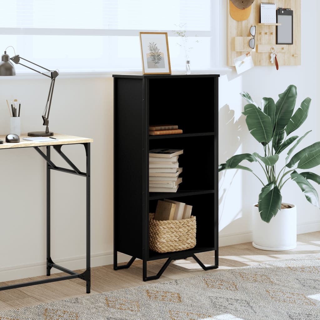 Bücherregal Schwarz 80x31x169 cm Holzwerkstoff