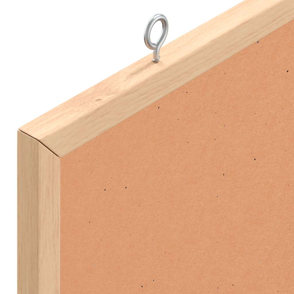 Magnetisches Whiteboard mit massivem Kiefernholzrahmen 40x30 cm