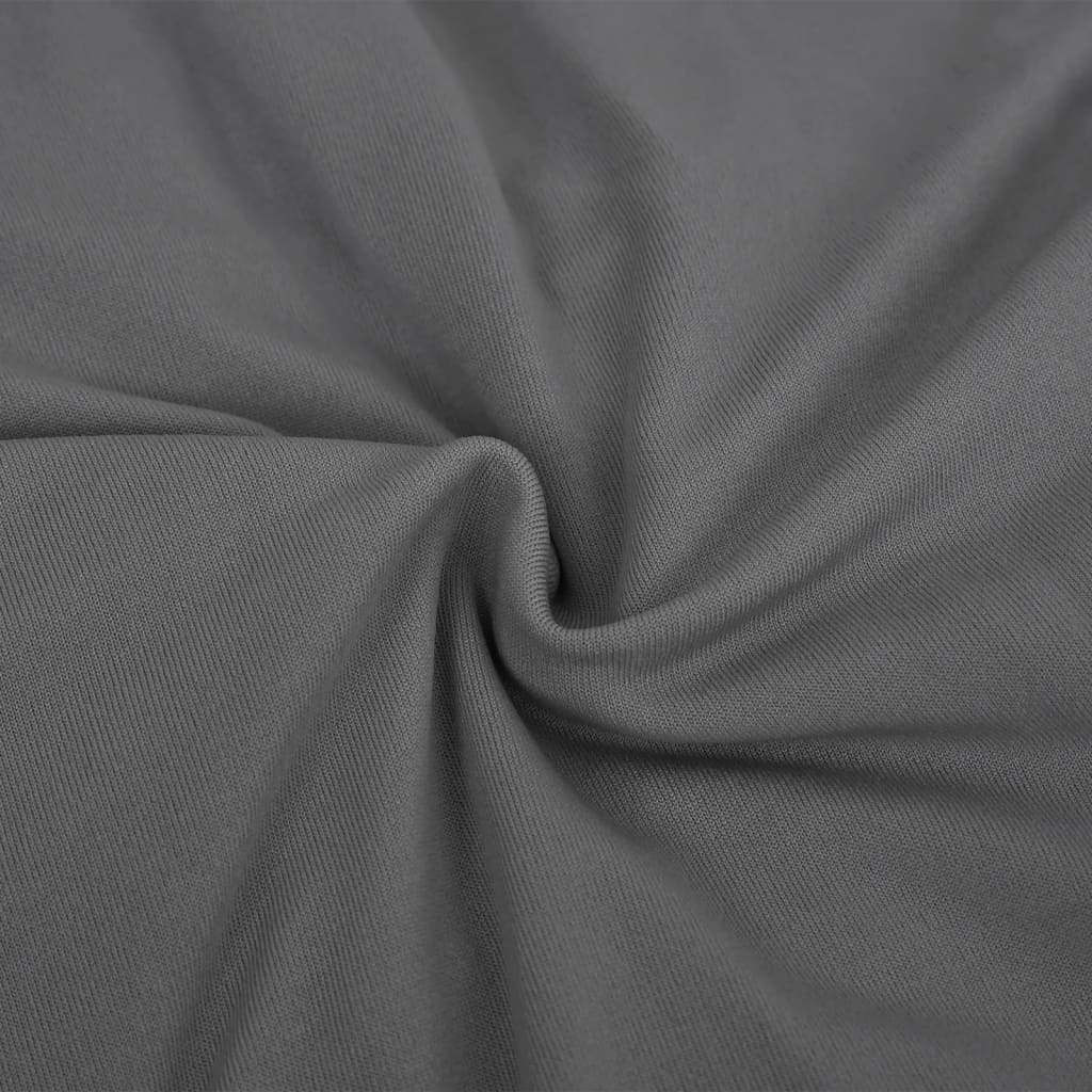 Stretch-Sofahusse Schwarz Polyester-Jersey