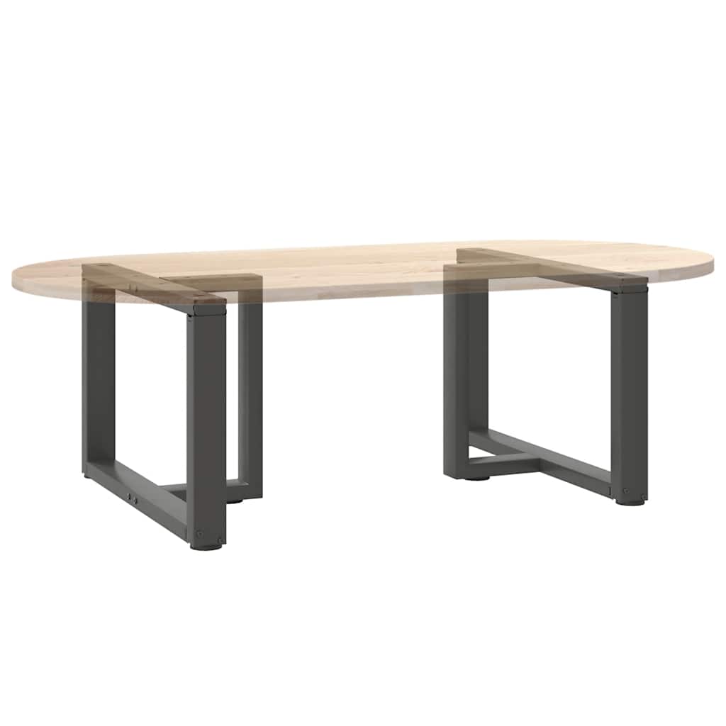 Couchtischbeine T-Form 2 Stk. Schwarz 30x25x(30-31) cm Stahl