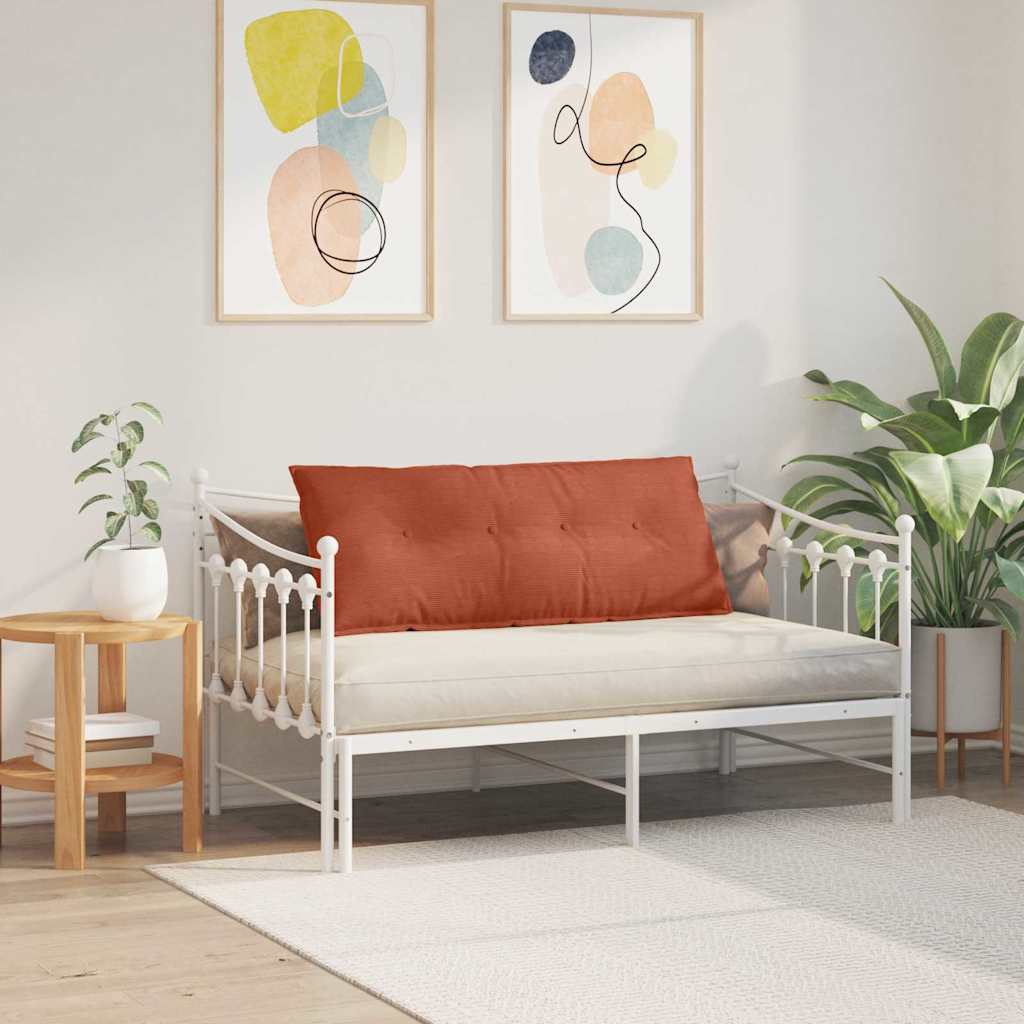 Rückenkissen Hellgrau 50 x 45 cm Cordstoff