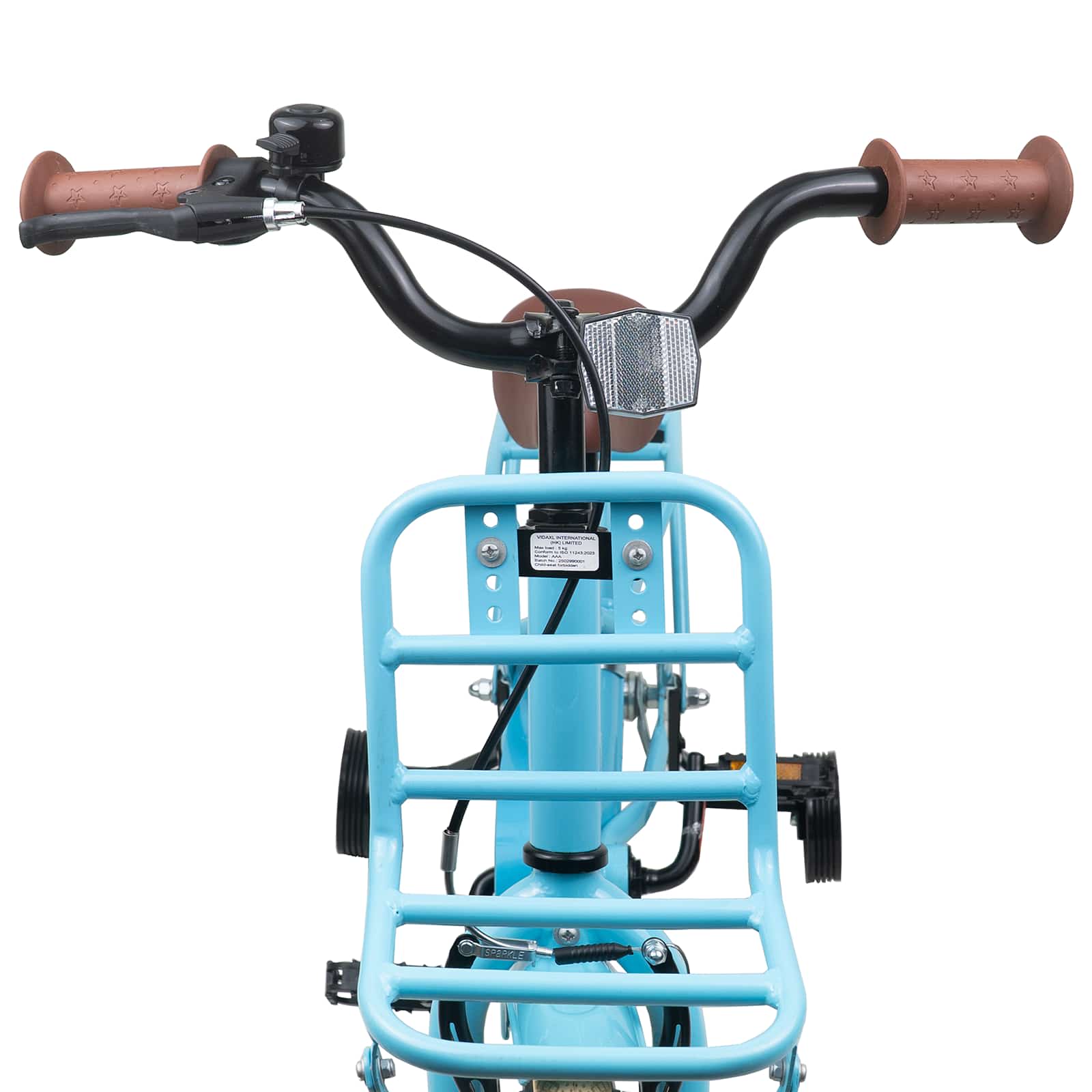 Kinderfahrrad 12 Zoll für 2-4 Jahre alt Hellrosa