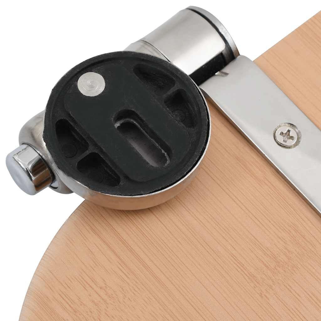 Toilettensitz MDF Deckel Schlichtes Design Weiß