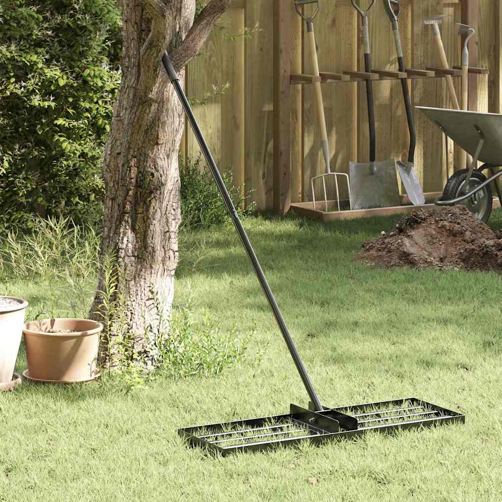Garten Nivellierrechen Silber 75 x 25 x 200 cm Edelstahl