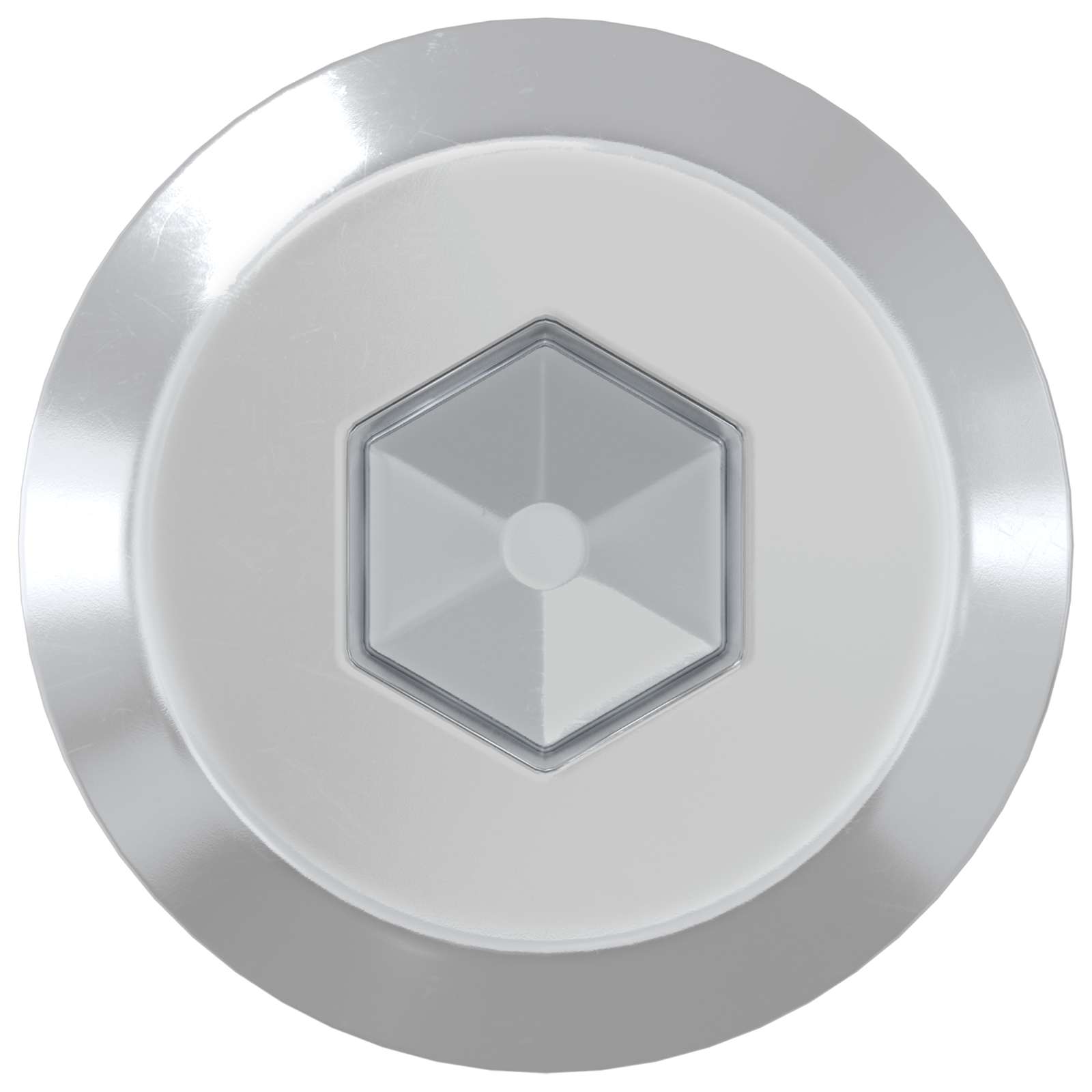 Möbel-Schrauben 2 pcs Silber M6 x 60 mm Stahl
