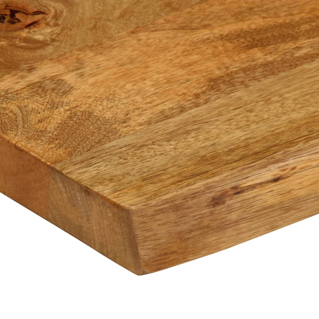 Tischplatte 40x40x2,5 cm Rechteckig Massivholz Akazie Baumkante