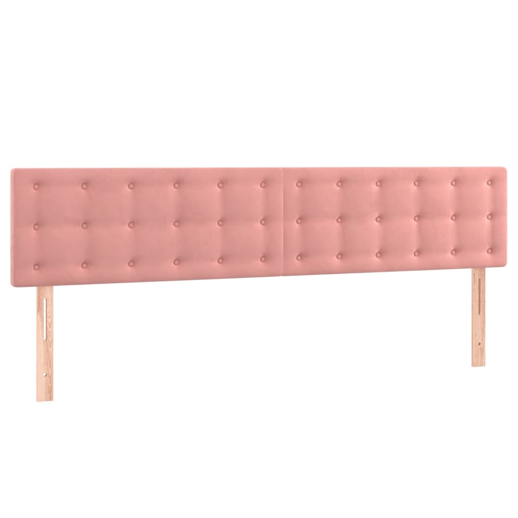 Kopfteil Hellgrau 80x5x118/128 cm Samt