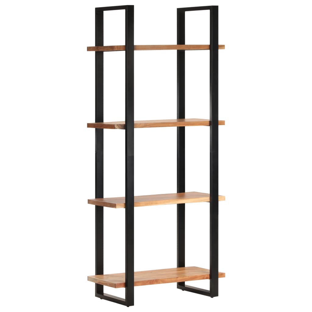 Bücherregal mit 4 Böden 80x40x180 cm Altholz Massiv