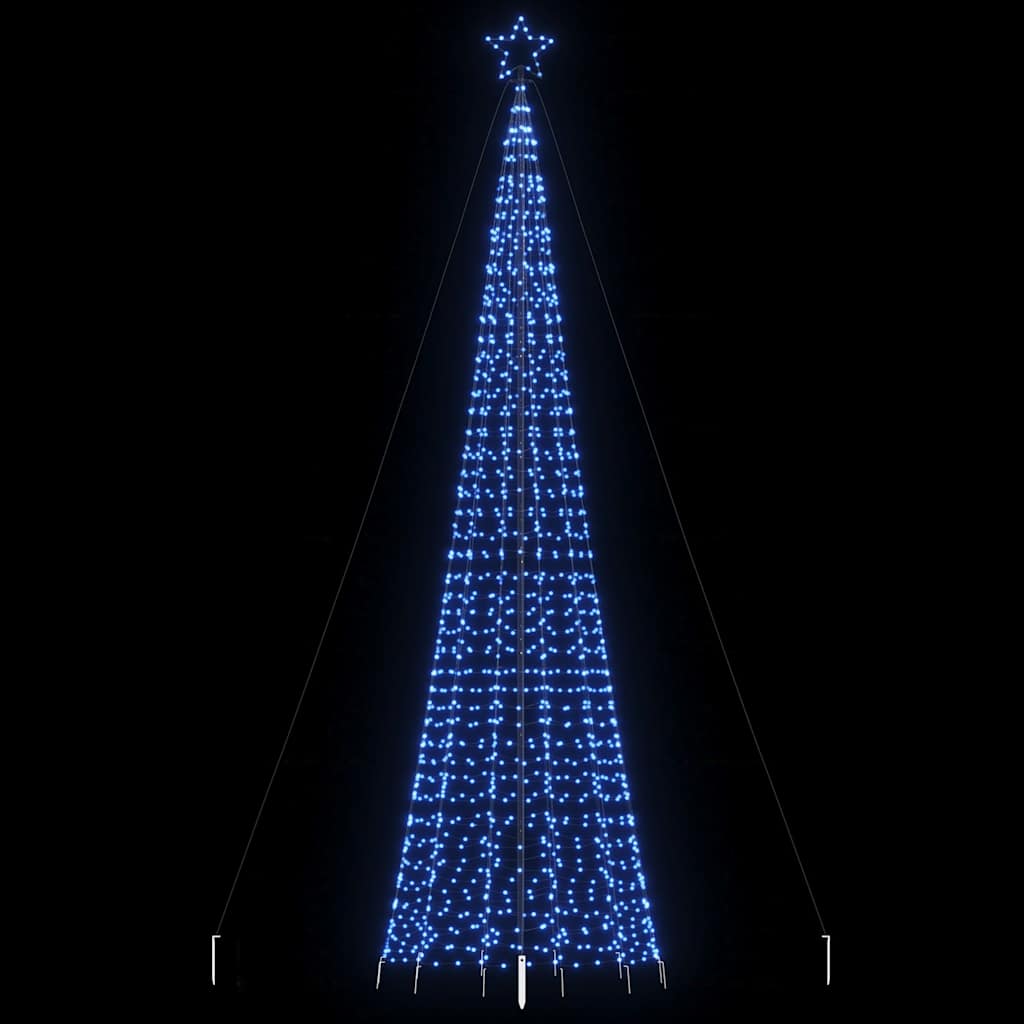 LED-Weihnachtsbaum mit Erdspießen 220 LEDs Warmweiß 180 cm