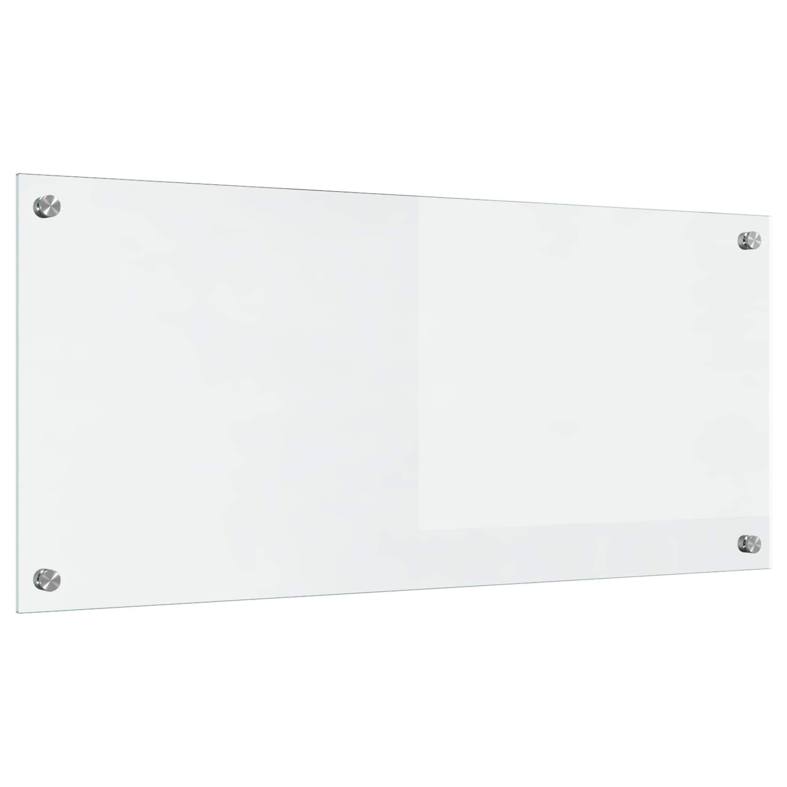 Küchenrückwand 2 pcs Weiß 70 x 40 cm Gehärtetes Glas