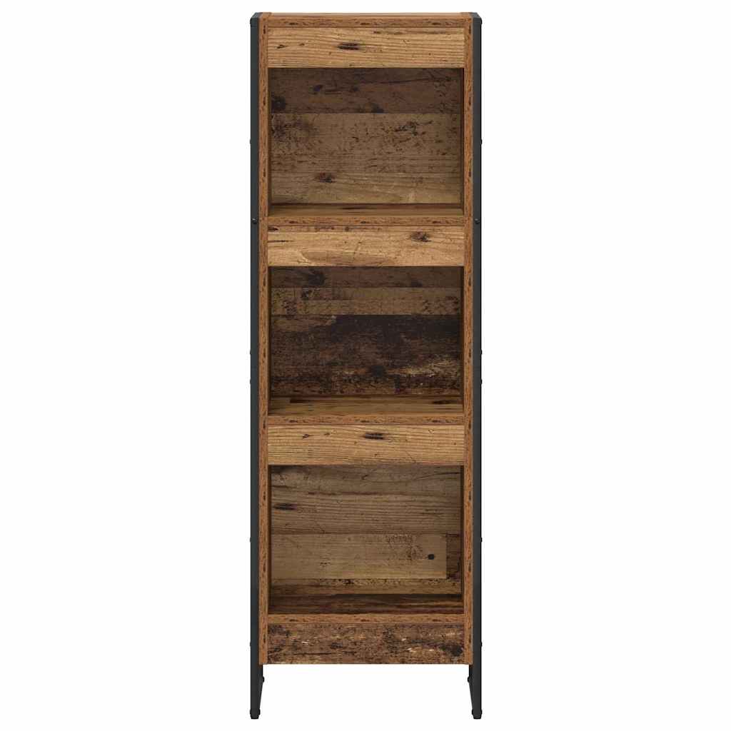 Bücherregal 2 pcs Schwarz Eichen-Optik 60 x 30 x 189,5 cm