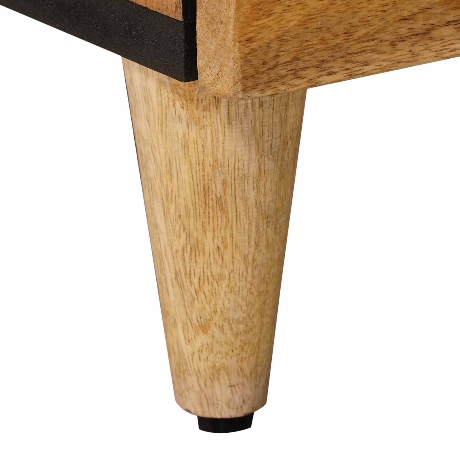Nachttisch Braun 40 x 33 x 46 cm Massivholz Mango