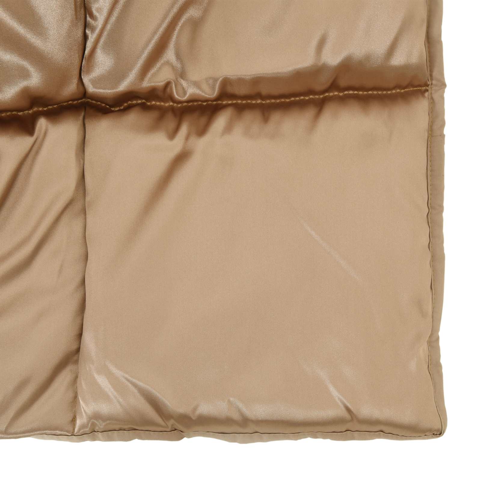 Ganzjahresbettdecke Gold 135 x 200 cm Satin und Mikrofaser