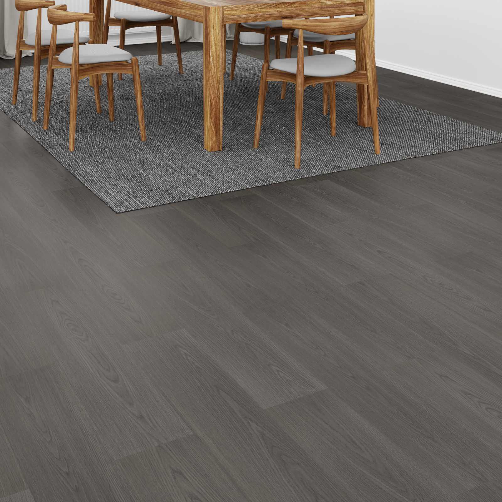 Laminatboden 5 pcs Dunkles Walnuss 101 x 20 x 0,8 cm