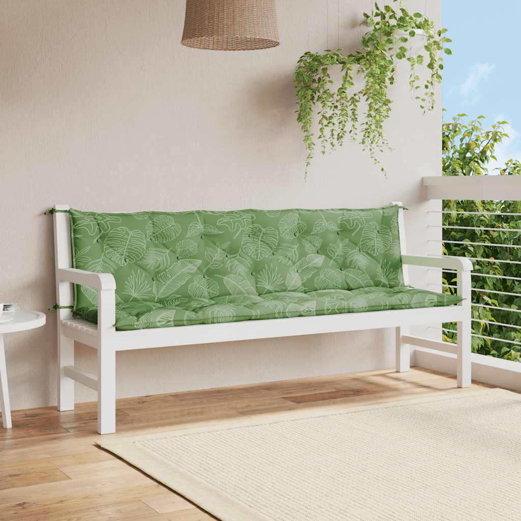 Gartenbank-Auflage Anthrazit 100x(50+50)x7 cm Oxford-Gewebe