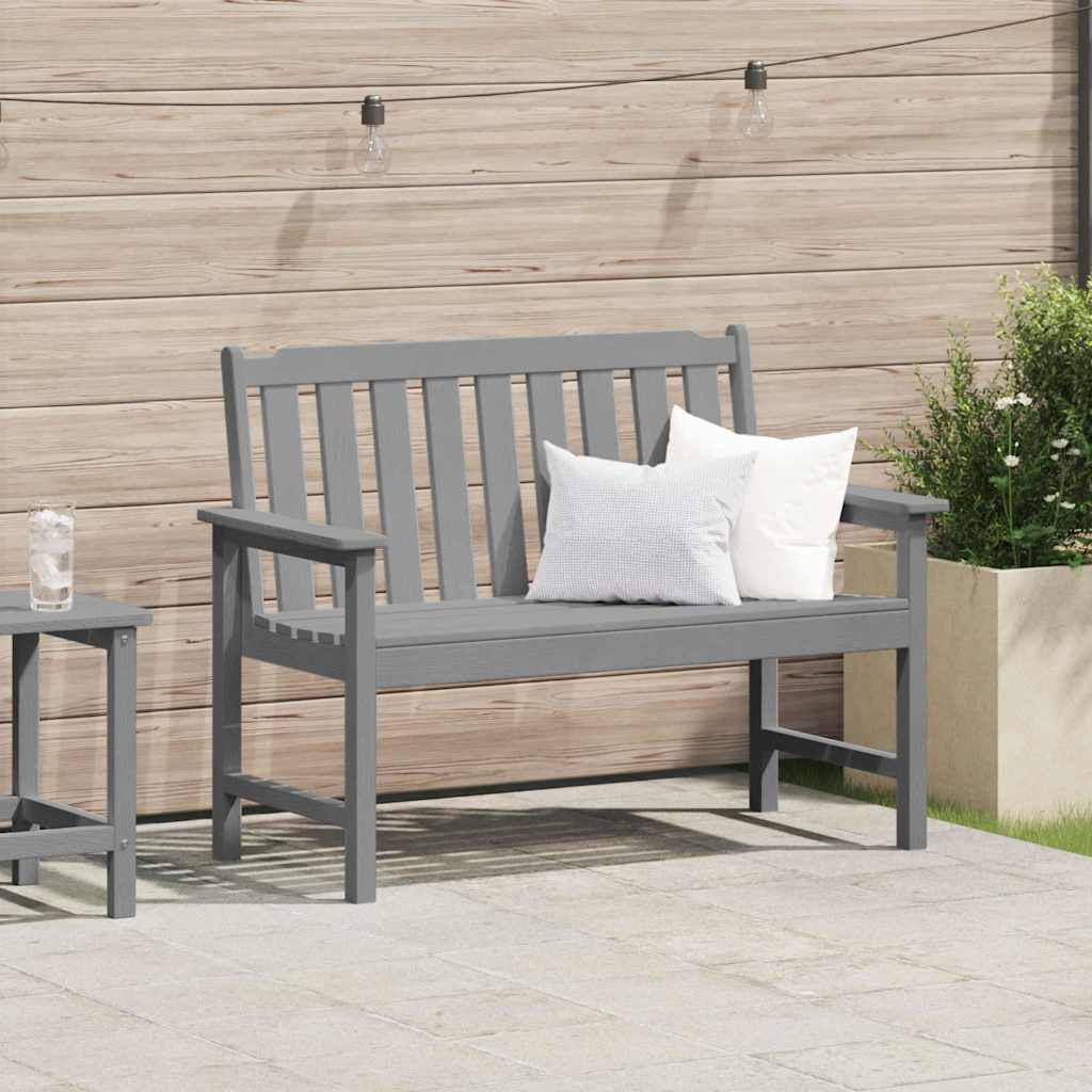 Gartenbank Weiß 120 x 59 x 88 cm HDPE