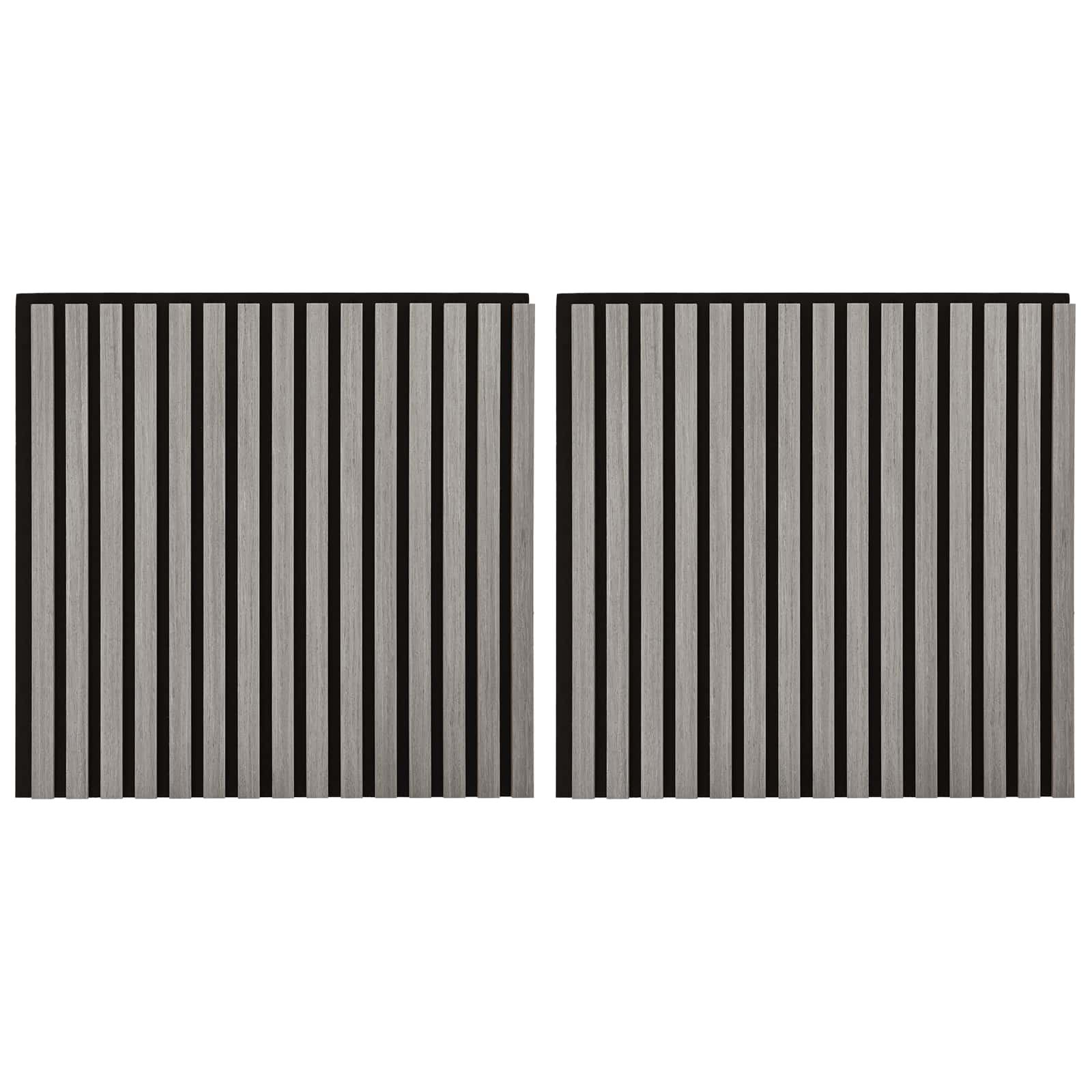 Wandpaneele 2 pcs Natur 60,5 x 60 cm