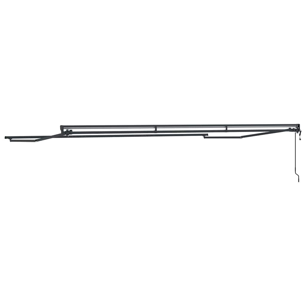 Markisenrahmen Verstellbar Weiß 2,5 x 2 m Stahl
