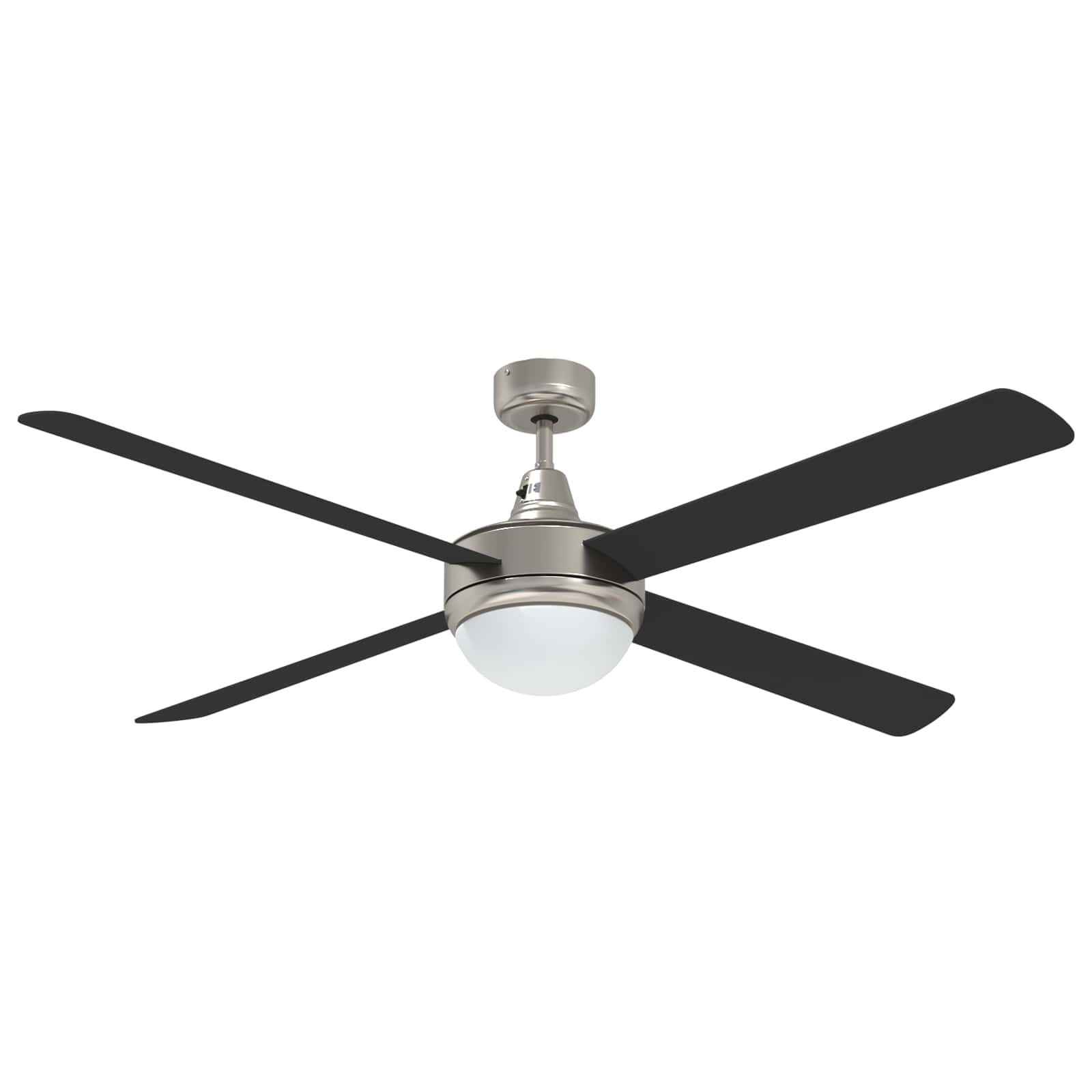 Deckenventilator mit Licht und Fernbedienung Ø 130 cm Weiß