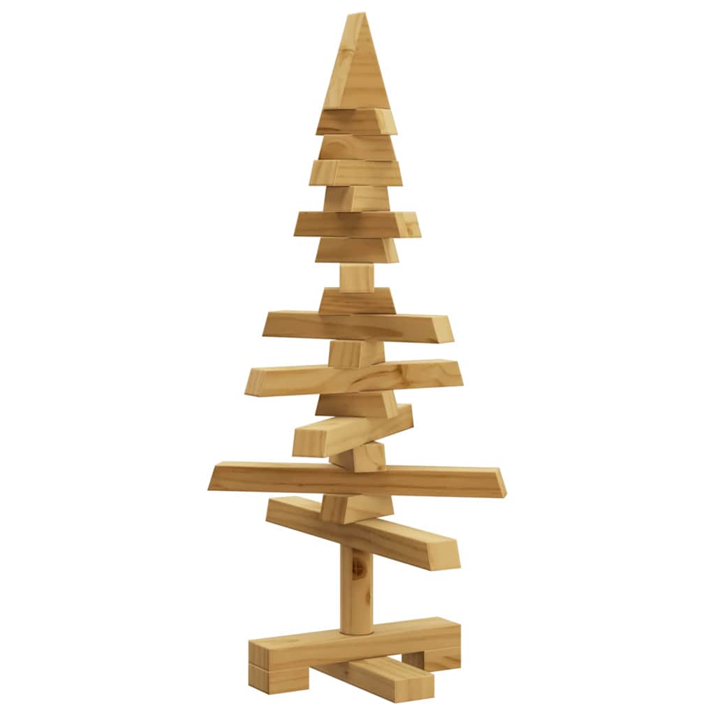 Weihnachtsbaum Holz zum Schmücken 60 cm Massivholz Kiefer