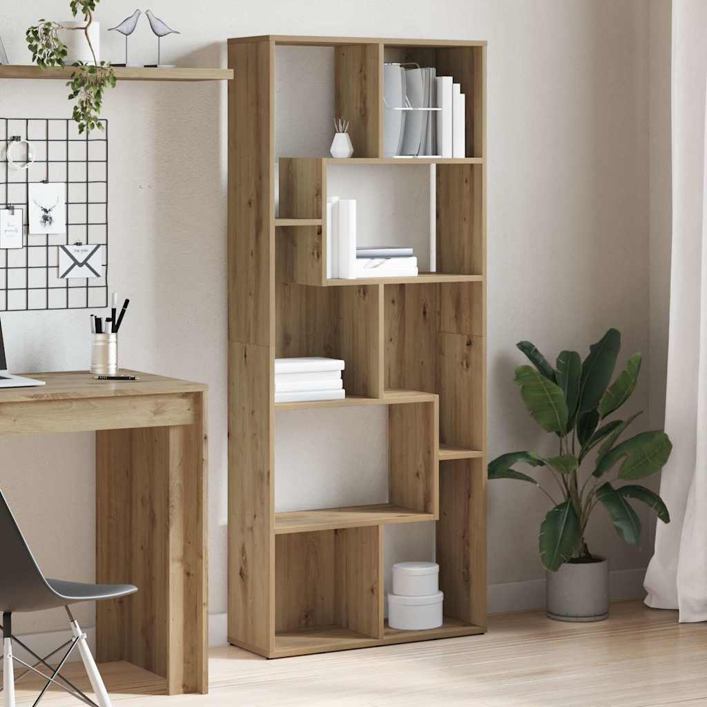 Bücherregal Weiß 67x24x161 cm Holzwerkstoff