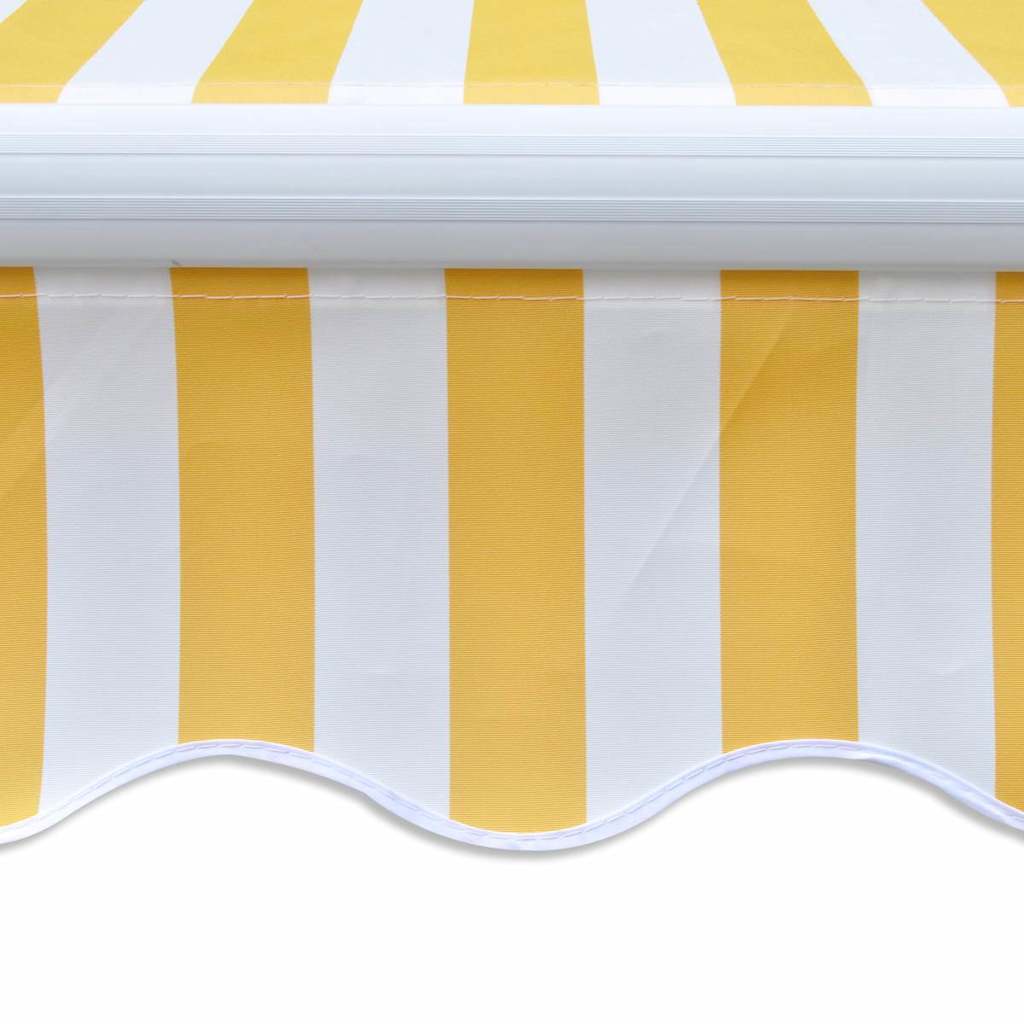 Gelenkarmmarkise Handbetrieben 300 cm Blau/Weiß