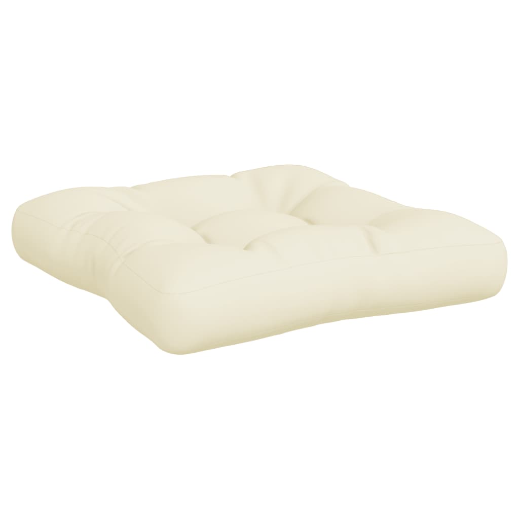 Palettenkissen 3-tlg. Taupe Stoff