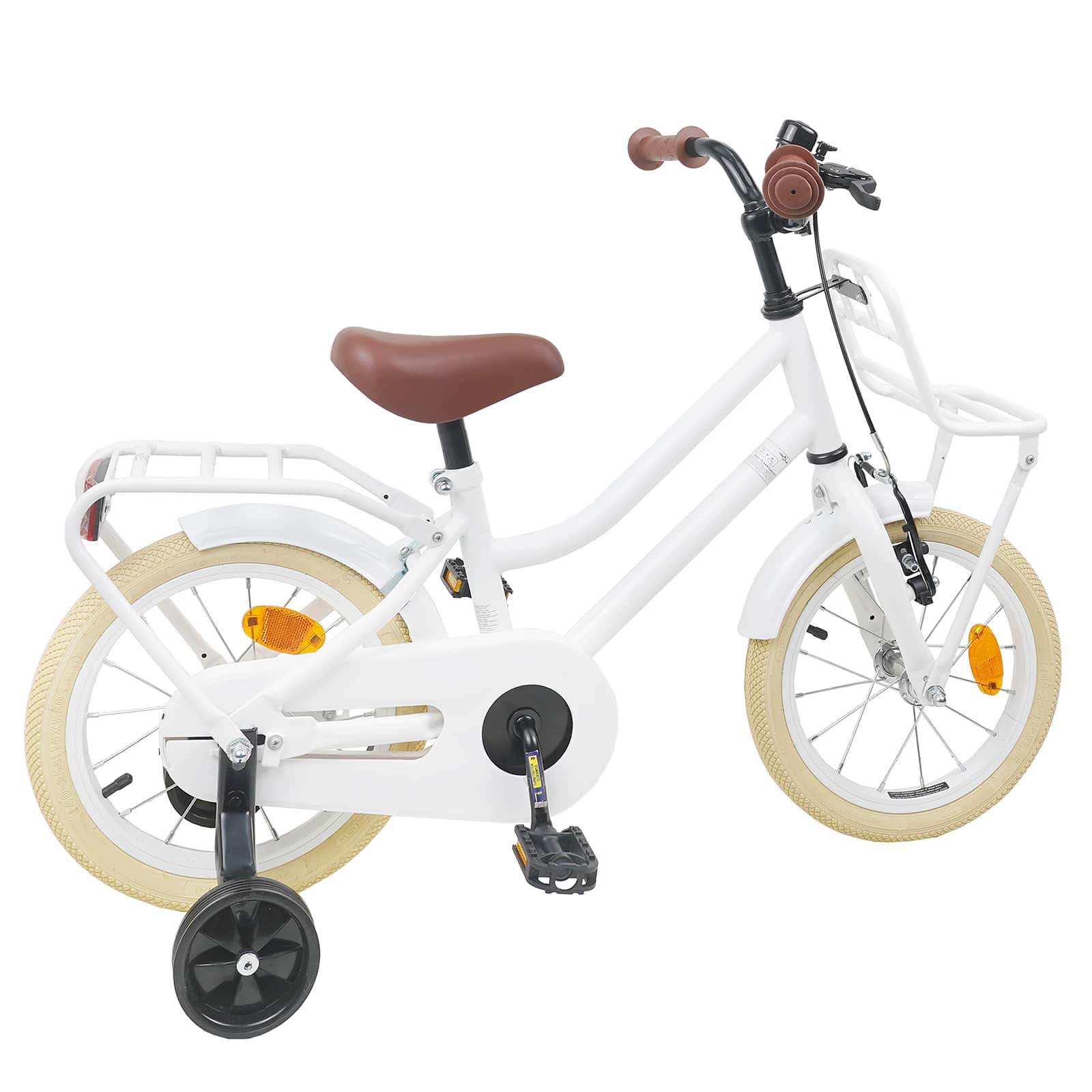 Kinderfahrrad 12 Zoll für 2-4 Jahre alt Hellrosa