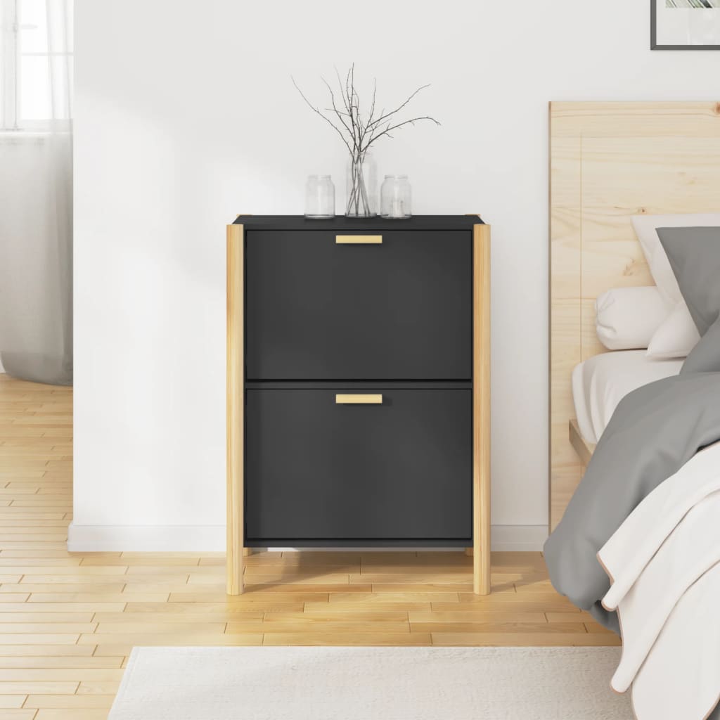 Schuhschrank Weiß 57,5x33x80 cm Holzwerkstoff